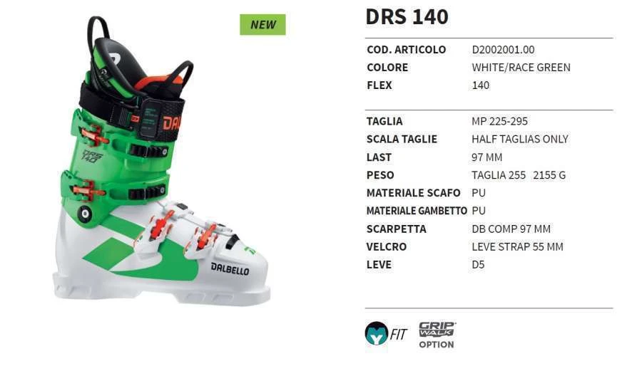 DALBELLO DRS 140 White Race Green 22-23 2 DALBELLO DRS 140 White Race Green 22-23 - immagine 2