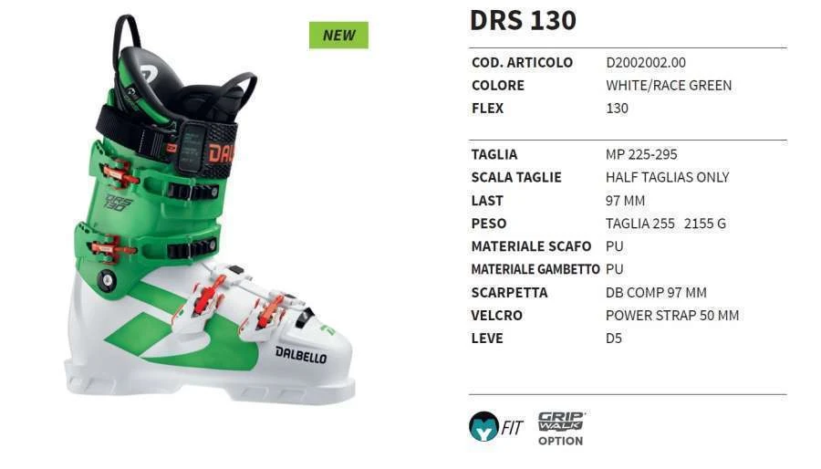 DALBELLO DRS 130 White Race Green 22-23 2 DALBELLO DRS 130 White Race Green 22-23 - immagine 2