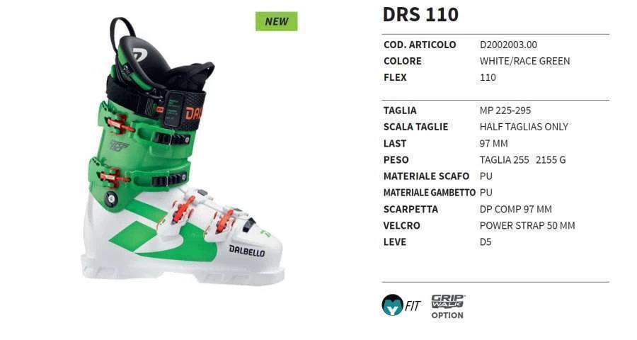 DALBELLO DRS 110 White Race Green 22-23 2 DALBELLO DRS 110 White Race Green 22-23 - immagine 2